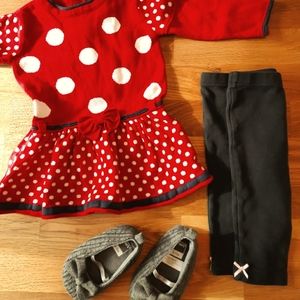 Polkadot Sweater Dress